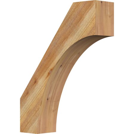 Ekena Millwork 6"W x 22"D x 28"H Westlake Rough Sawn Knee Brace, Western Red Cedar BRC06X22X28WTL00RWR